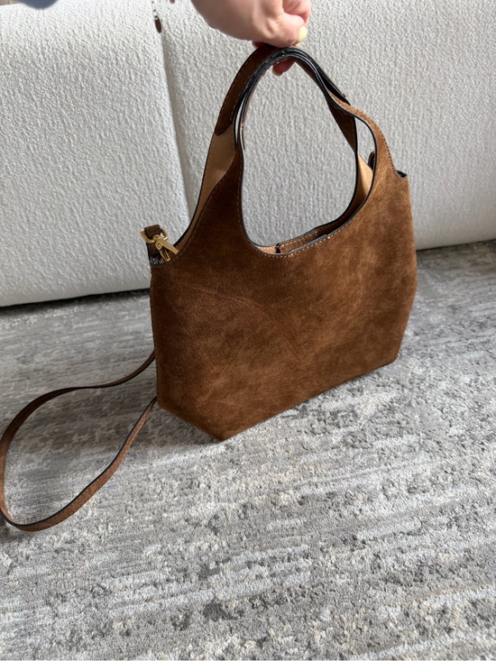 Zara Handbags - Zara leather mini tote bag